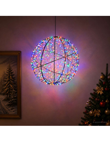 Luce a punta di Natale 750 LED Multicolore Ø 50 x 52 cm