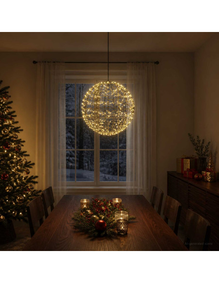 Luce a punta di Natale 950 LED Bianco caldo Ø 60 x 63 cm