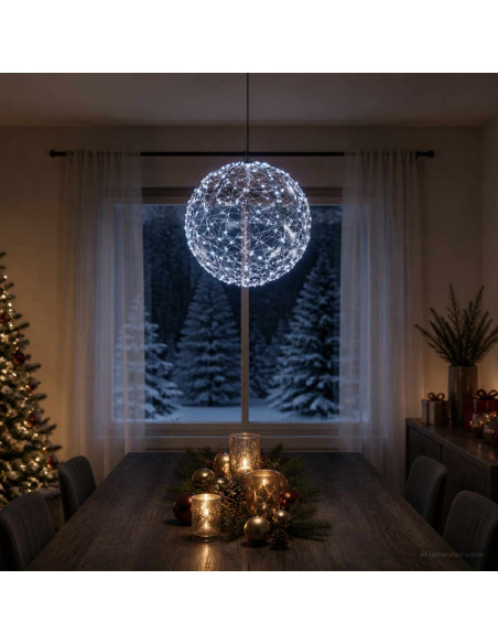 Luce a punta di Natale 500 LED Bianco freddo Ø 40 x 42 cm
