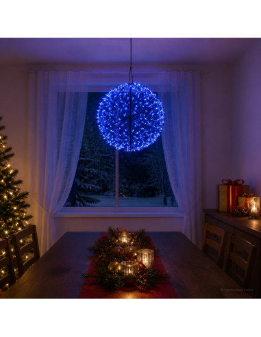 Luce a punta di Natale 750 LED Blu Ø 50 x 52 cm