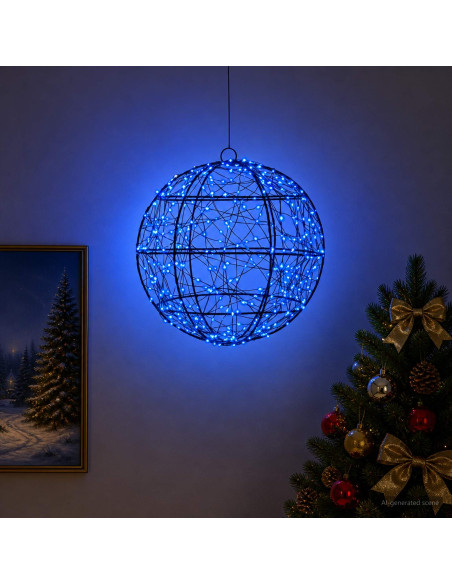 Luce a punta di Natale 300 LED Blu Ø 30 x 32 cm