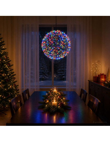 Luce a punta di Natale 750 LED Multicolore Ø 50 x 52 cm