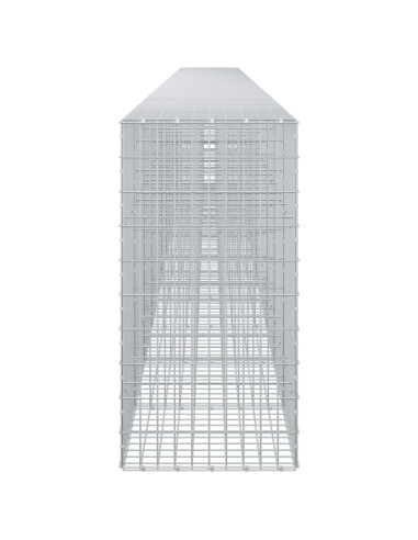 Gabione con Filo da 5 mm e Rete da 5x10 cm 1200x50x100 cm