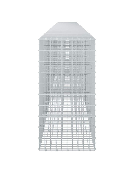 Gabione con Filo da 5 mm e Rete da 5x10 cm 1200x50x100 cm