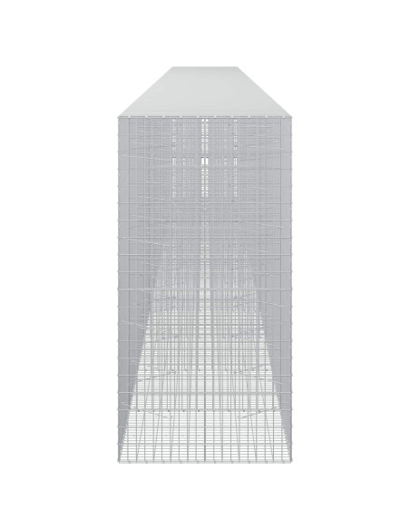 Gabione con Filo da 5 mm e Rete da 5x10 cm 1200x100x200 cm