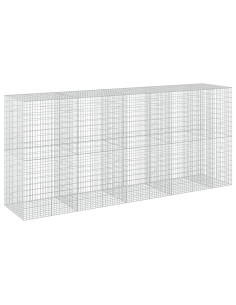Gabione con Filo da 5 mm e Rete da 5x10 cm 450x100x200 cm 2