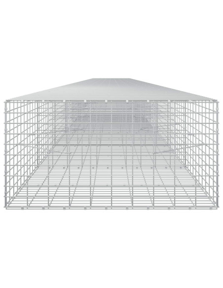 Gabione con Filo da 5 mm e Rete da 5x10 cm 1100x100x50 cm
