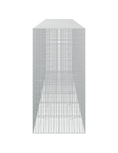 Gabione con Filo da 5 mm e Rete da 5x10 cm 600x100x200 cm