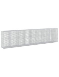 Gabione con filo da 5 mm e rete da 5x5 cm 850x100x200 cm 2