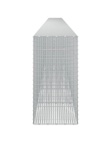 Gabione con Filo da 5 mm e Rete da 5x2,5 cm 1050x50x100 cm