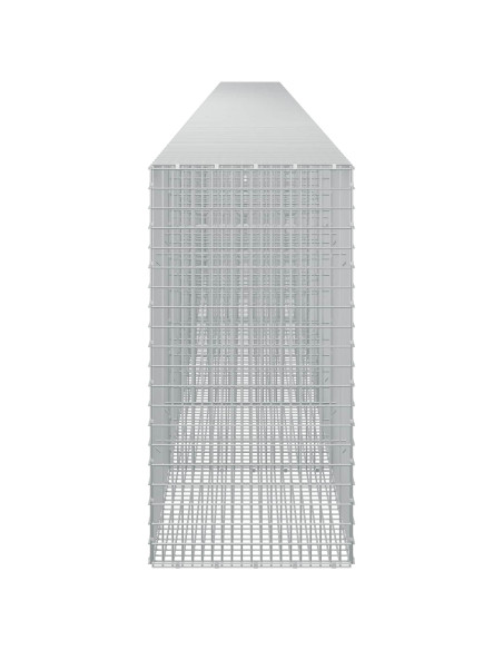 Gabione con Filo da 5 mm e Rete da 5x2,5 cm 1050x50x100 cm