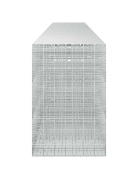 Gabione con Filo da 5 mm e Rete da 5x2,5 cm 950x100x150 cm