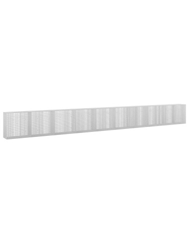 Gabione con Filo da 5 mm e Rete da 5x2,5 cm 950x50x100 cm