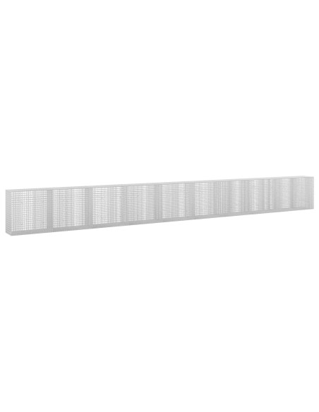 Gabione con Filo da 5 mm e Rete da 5x2,5 cm 950x50x100 cm