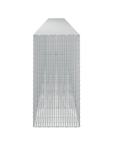 Gabione con Filo da 5 mm e Rete da 5x2,5 cm 950x50x100 cm