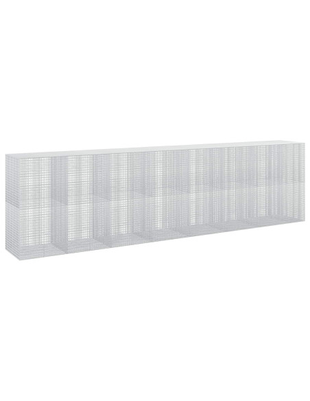 Gabione con Filo da 5 mm e Rete da 5x2,5 cm 750x100x200 cm