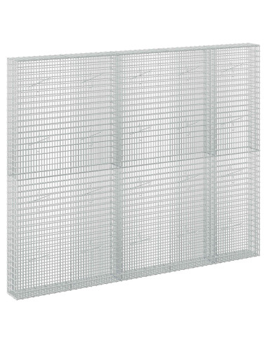 Gabione con Filo da 5 mm e Rete da 5x2,5 cm 250x20x200 cm
