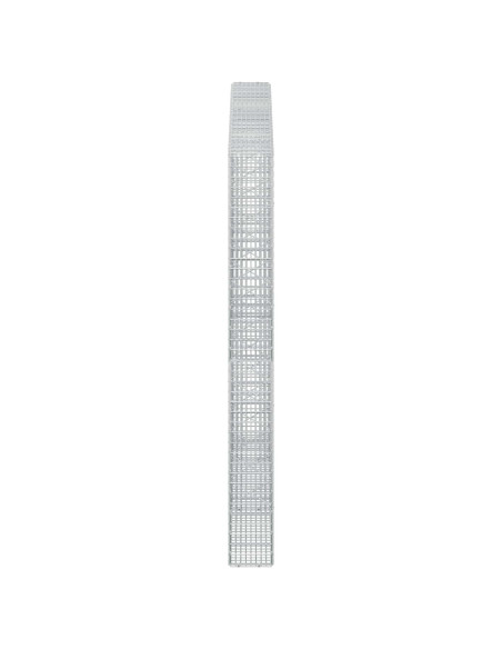 Gabione con Filo da 5 mm e Rete da 5x2,5 cm 250x20x200 cm
