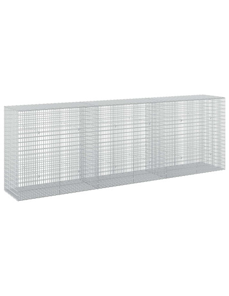Gabione con Filo da 5 mm e Rete da 5x2,5 cm 300x50x100 cm