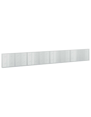 Gabione con Filo da 5 mm e Rete da 5x2,5 cm 800x20x100 cm