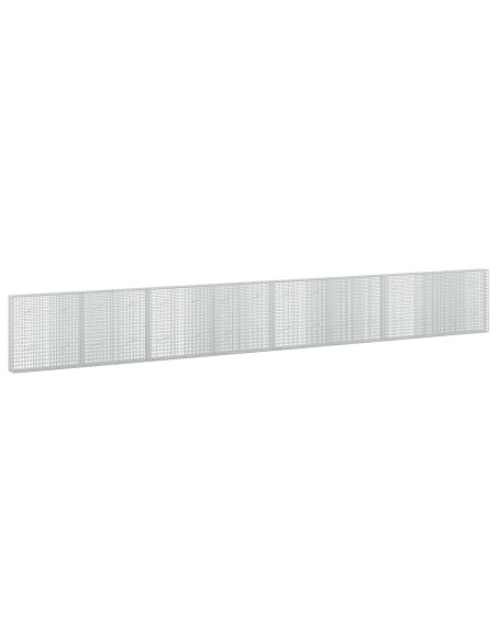 Gabione con Filo da 5 mm e Rete da 5x2,5 cm 800x20x100 cm