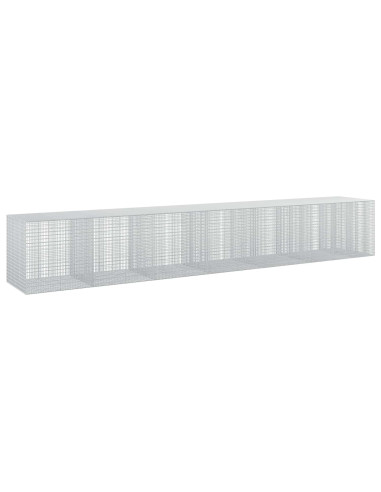 Gabione con Filo da 5 mm e Rete da 5x2,5 cm 650x100x100 cm