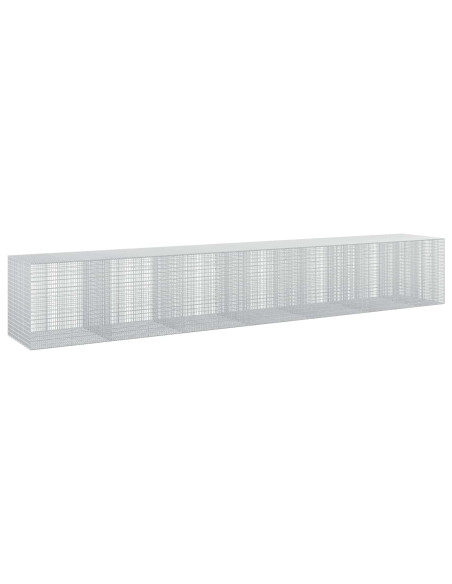 Gabione con Filo da 5 mm e Rete da 5x2,5 cm 650x100x100 cm