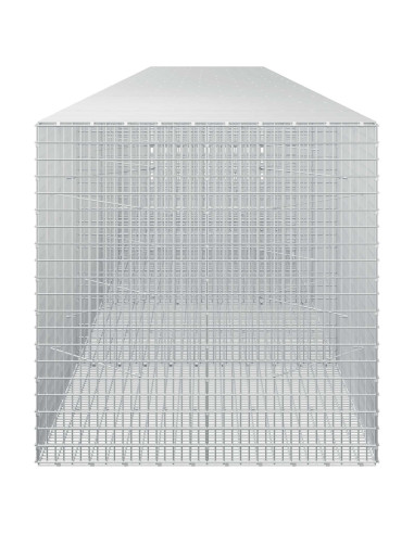 Gabione con Filo da 5 mm e Rete da 5x2,5 cm 650x100x100 cm