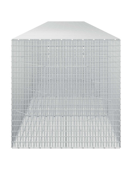 Gabione con Filo da 5 mm e Rete da 5x2,5 cm 650x100x100 cm