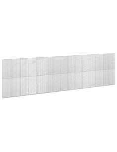 Gabione con Filo da 5 mm e Rete da 5x2,5 cm 750x10x200 cm 2