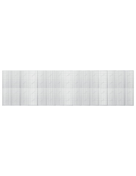 Gabione con Filo da 5 mm e Rete da 5x2,5 cm 750x10x200 cm