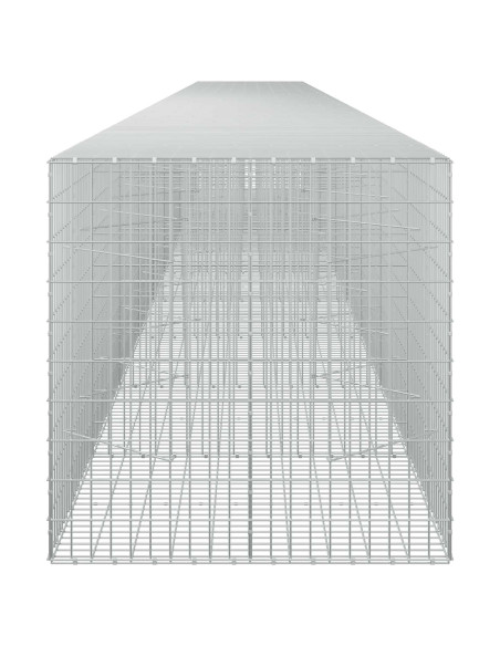Gabione con Filo da 5 mm e Rete da 5x10 cm 1050x100x100 cm