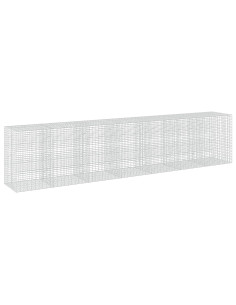 Gabione con Filo da 5 mm e Rete da 5x10 cm 700x100x150 cm 2