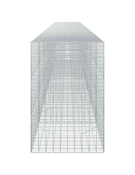 Gabione con Filo da 5 mm e Rete da 5x10 cm 700x100x150 cm