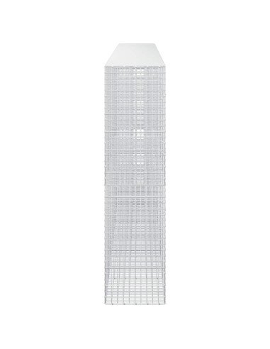 Gabione con filo da 5 mm e rete da 5x5 cm 700x50x200 cm