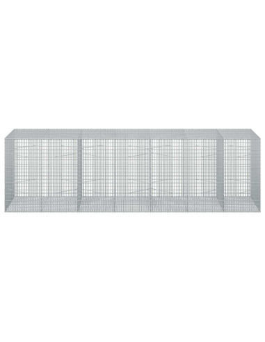 Gabione con Filo da 5 mm e Rete da 5x2,5 cm 350x100x100 cm
