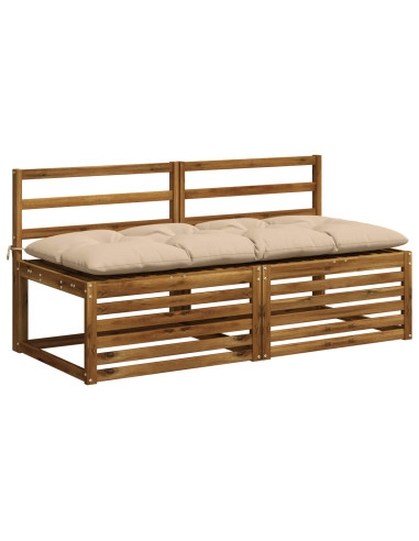Cuscino per panchina VIANEN 100% Poliestere Crema
