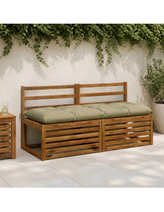 Cuscino per panchina VIANEN 100% Poliestere Verde chiaro