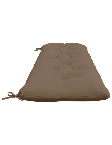 Cuscino per panchina VIANEN 100% Poliestere Tortora