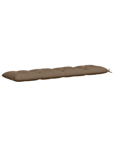 Cuscino per panchina VIANEN 100% Poliestere Tortora