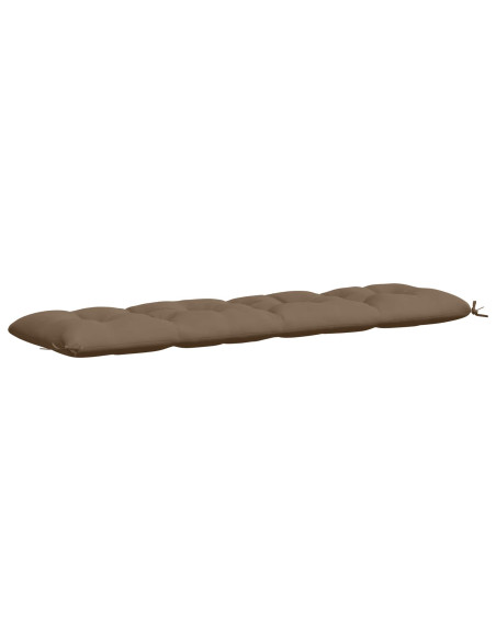 Cuscino per panchina VIANEN 100% Poliestere Tortora