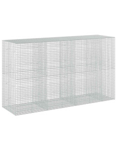 Gabione con filo da 5 mm e rete da 5x5 cm 350x100x200 cm 2