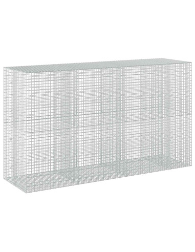 Gabione con filo da 5 mm e rete da 5x5 cm 350x100x200 cm