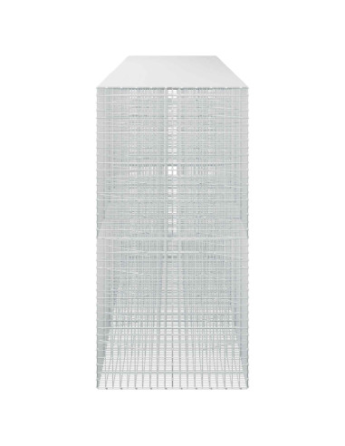 Gabione con filo da 5 mm e rete da 5x5 cm 750x100x200 cm