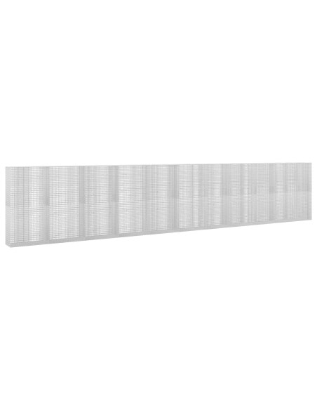 Gabione con Filo da 5 mm e Rete da 5x2,5 cm 1050x50x200 cm