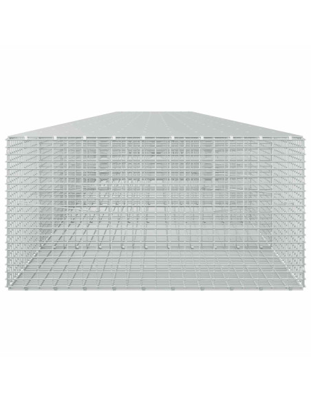 Gabione con Filo da 5 mm e Rete da 5x2,5 cm 1050x100x50 cm