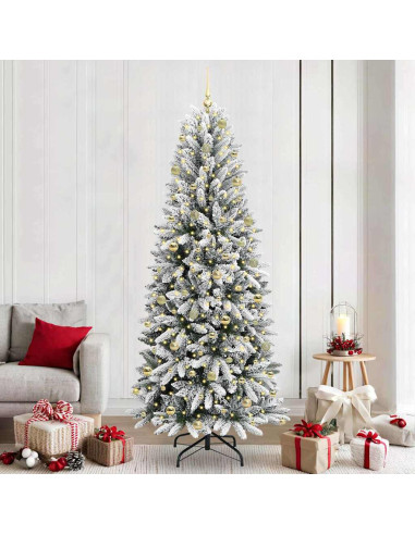 Albero di Natale artificiale Bianco 240 cm