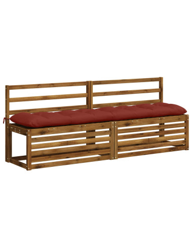 Cuscino per panchina VIANEN 100% Poliestere Rosso