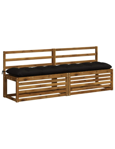 Cuscino per panchina VIANEN 100% Poliestere Nero