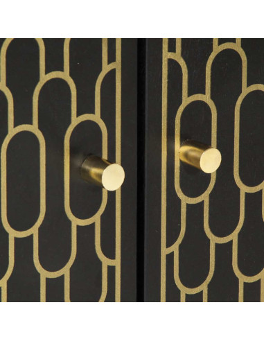 Credenza 60x33x75 cm in Legno Massello di Mango